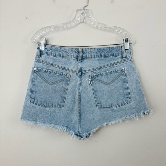 Ragged Jeans Blue Denim Cut Off Shorts Women’s Size 30 - Picture 6 of 9